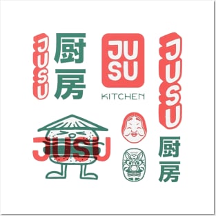 jusu kitchen Posters and Art